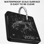 Elektronische LED-Kaffeewaage für den Haushalt, Black, Blue – Bild 5