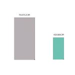 Saugfähiges, schnell trocknendes Sporthandtuch, Mikrofaser-Badetuch, 76x152cm – Bild 3