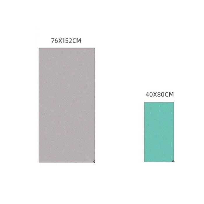 Saugfähiges, schnell trocknendes Sporthandtuch, Mikrofaser-Badetuch, 76x152cm – Bild 3