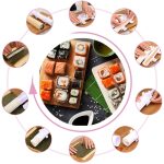 3 Stück Home Circular Barrel Sushi Modell DIY Sushi Werkzeug, Sushi Model White, Sushi Model Wheat Pink, Sushi Model Wheat Blue, Sushi Model Wheat Green, Sushi Model Wheat Apricot, Sushi Model Black – Bild 4