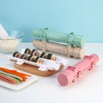 3 Stück Home Circular Barrel Sushi Modell DIY Sushi Werkzeug, Sushi Model White, Sushi Model Wheat Pink, Sushi Model Wheat Blue, Sushi Model Wheat Green, Sushi Model Wheat Apricot, Sushi Model Black – Bild 6