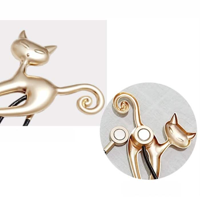 Langbeinige Katze-Vorhang-Schnalle, freier Stanz-Vorhang, magnetischer Schnallenriemen – Bild 3