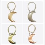 Metall-Vorhang-Krawatte mit magnetischer Schnalle, Free Punch Moon-Vorhangkrawatte – Bild 2