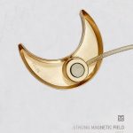 Metall-Vorhang-Krawatte mit magnetischer Schnalle, Free Punch Moon-Vorhangkrawatte – Bild 4