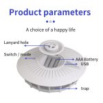 Haushalts-Flohfallenlampe, Innenfalle, Mückenfliegen, Kakerlakenlampe, Pearl White – Bild 3