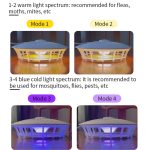 Haushalts-Flohfallenlampe, Innenfalle, Mückenfliegen, Kakerlakenlampe, Pearl White – Bild 4