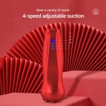 Elektrisches Schröpfgerät, Vakuum-Schabe-Instrument, Lade-Meridian-Massagegerät, Red, Green – Bild 2