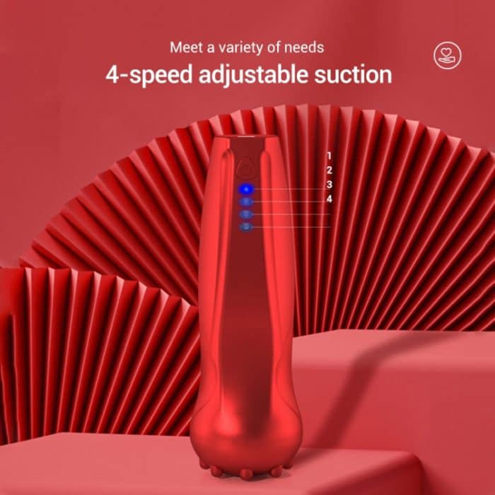 Elektrisches Schröpfgerät, Vakuum-Schabe-Instrument, Lade-Meridian-Massagegerät, Red, Green – Bild 2