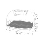 Schnellauftauplatte für Tiefkühlkost, Quick Thaw Tray(Gray), Quick Thaw Tray(Golden) – Bild 2