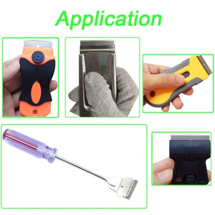 100 STÜCKE A25 Autofolie Handy Bildschirm Hilfswerkzeug Einseitige Edelstahlklinge – Bild 5