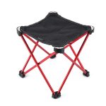 CLS C3 Outdoor Klapphocker Klettern Camping Tragbare kleine Bank, 24.5 x 25cm Red, 24.5 x 25cm Blue