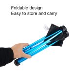 CLS C3 Outdoor Klapphocker Klettern Camping Tragbare kleine Bank, 24.5 x 25cm Red, 24.5 x 25cm Blue – Bild 3