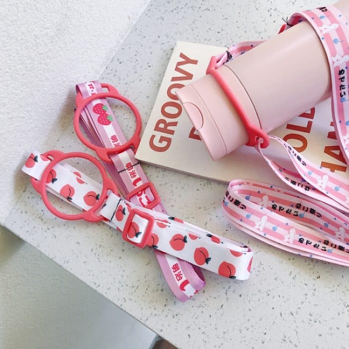 5 Stück Isolierbecherband, Getränkeflaschen-Lanyard, Babyflasche, verstellbares Wasserbecher-Lanyard, HC3307, HC3311, HC3312, HC3314, HC3315 – Bild 5