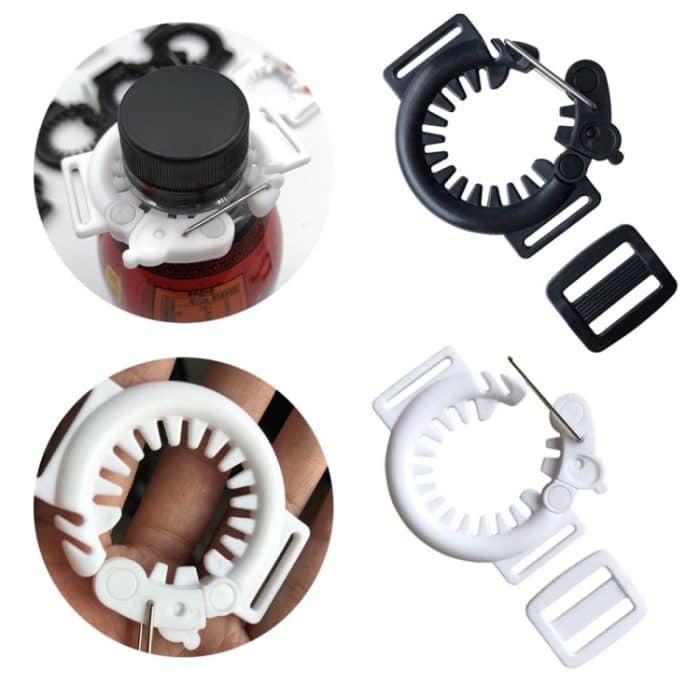 5 Stück 3 cm Schnalle für Getränkeflaschen, Umhängeband, Wasserbecher, Umhängeband, D12, E1, E5, E12, E13 – Bild 6