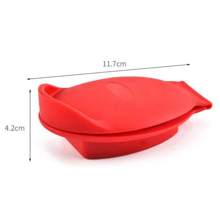 2 Stück Silikon-Handschutzwerkzeug für geöffnete Austern, Opened Oysters Red, Opened Oysters Grey – Bild 2