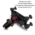 KM-20 Auto-Universal-Luftauslass-Schwerkraft-Handyhalter, Black, Silver, Red – Bild 3