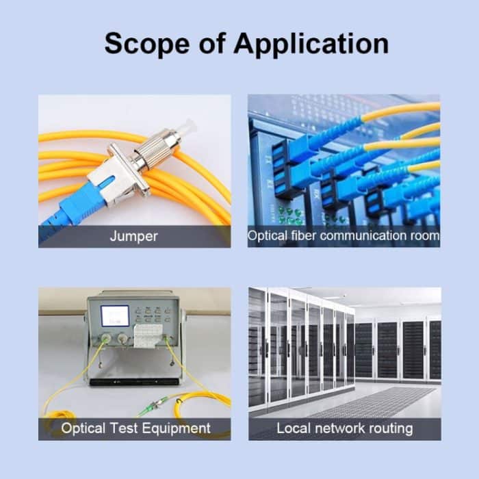 FC-zu-SC-Glasfaser-Konverter-Jumper SM-Adapter Rotlichtstift-Single-Mode-Adapter – Bild 6