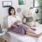 5V USB-Heizdecke, multifunktionale Handwärmer-Knieschoner, Farai-Fleecedecke, Style 2 (Camel), Style 2 (Pink) – Bild 6