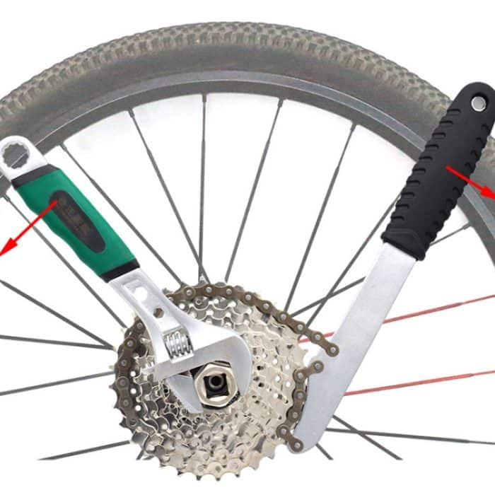 Fahrradkarten-Schwungradketten-Entfernungsschlüssel-Reparaturwerkzeug, Removal Wrench – Bild 4
