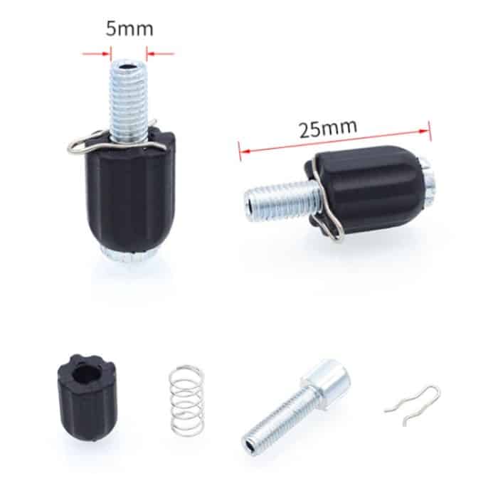 20 Stück Mountainbike M5 Bremseinstellschraube mit variabler Geschwindigkeit, 20 PCS M5 Brake Adjustment Screw – Bild 3