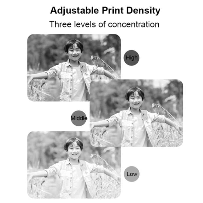 CP01 2,4-Zoll-HD-Bildschirm Kinderspielzeugkamera Thermodruck Polaroid ohne Speicherkarte, Blue, Pink – Bild 4