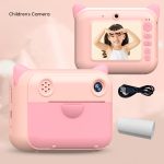 CP01 2,4-Zoll-HD-Bildschirm Kinderspielzeugkamera Thermodruck Polaroid ohne Speicherkarte, Blue, Pink – Bild 7