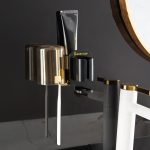 JM056 Zahnbürstenständer zur Wandmontage, Zahnpasta-Aufbewahrungsregal, Stil:, Electric Dark Green, Electric Black, Electric White, Regular Black, Regular White, Regular Dark Green