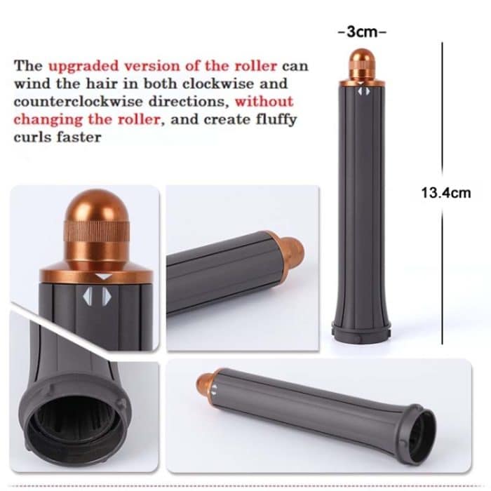 Verbesserter Lockenstab mit langem Lauf für Dyson HD01/02/03/04/08 Haartrockner, 13.4cm 30mm Gold, 13.4cm 30mm Red, 13.4cm 40mm Gold, 13.4cm 40mm Red – Bild 4