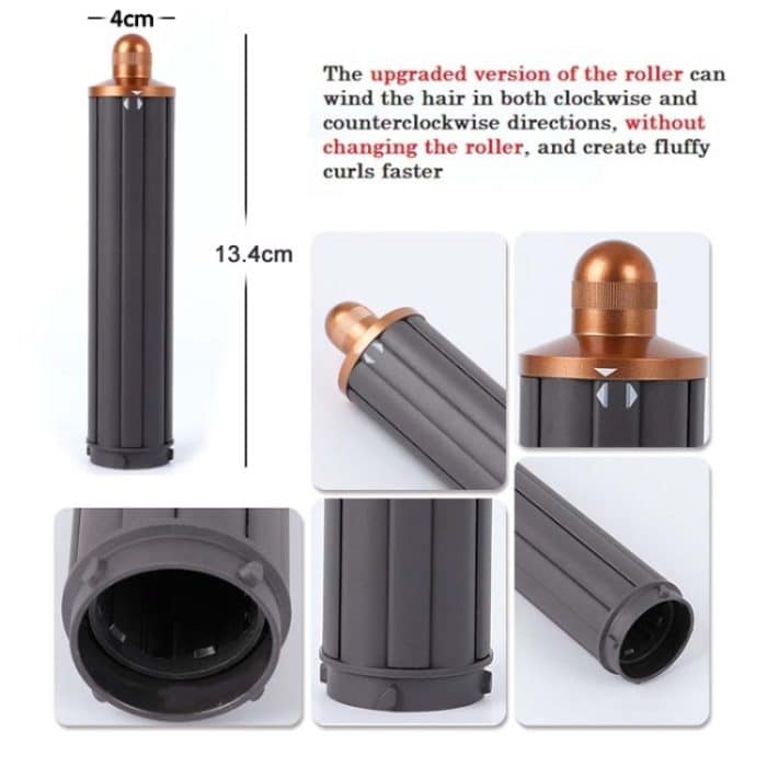 Verbesserter Lockenstab mit langem Lauf für Dyson HD01/02/03/04/08 Haartrockner, 13.4cm 30mm Gold, 13.4cm 30mm Red, 13.4cm 40mm Gold, 13.4cm 40mm Red – Bild 5
