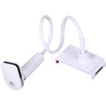 GS06 Live Video Kunststoff 360 Grad drehbarer Telefon-Gitarrenständer, GS06 White – Bild 3