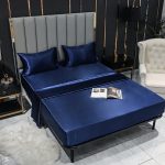 2 Paar Kissenbezüge aus Eisseide für Heimtextilien, Größe:, 50x75cm, 50x90cm – Bild 5