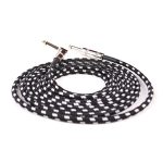 Gitarren-Verbindungsdraht, Folk-Bass-Performance, Rauschunterdrückung, Ellenbogen-Audio-Gitarrendraht, Größe:, 0.5m(Black White), 1m(Black White), 3m(Black White), 6m(Black White) – Bild 2