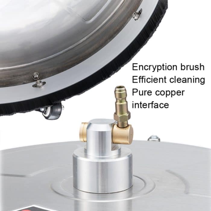 Runder Bodenschrubber-Hochdruckreiniger, Größe:, 15 inch Plastic+2 Shots, 15 inch Stainless Steel+2 Shots – Bild 3