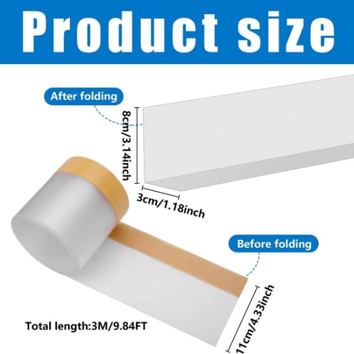 PVC-Sofa-Schallwand, Spielzeug-Blockiergurt unter dem Bett, Black, Transparent – Bild 3