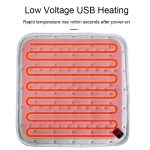 11696 5V USB Plug-in Auto-Timing-Heizung Sitzkissen, Heating Seat Cushion – Bild 2