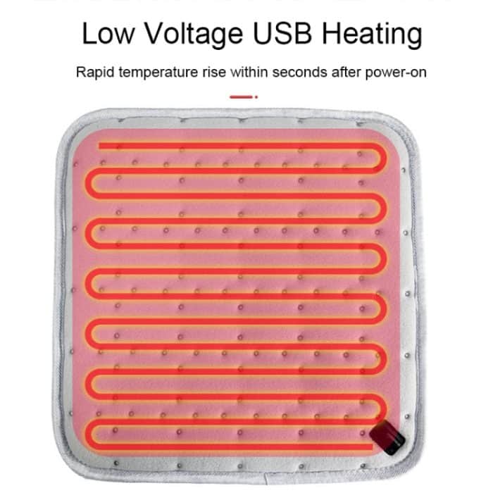 11696 5V USB Plug-in Auto-Timing-Heizung Sitzkissen, Heating Seat Cushion – Bild 2