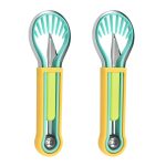 2 Stück 3-in-1 Fruit Digger Obstteller Tranchiermesser, 2 PCS Yellow Blue Green, 2 PCS Green, 2 PCS Blue Yellow Purple, 2 PCS Yellow Blue Purple
