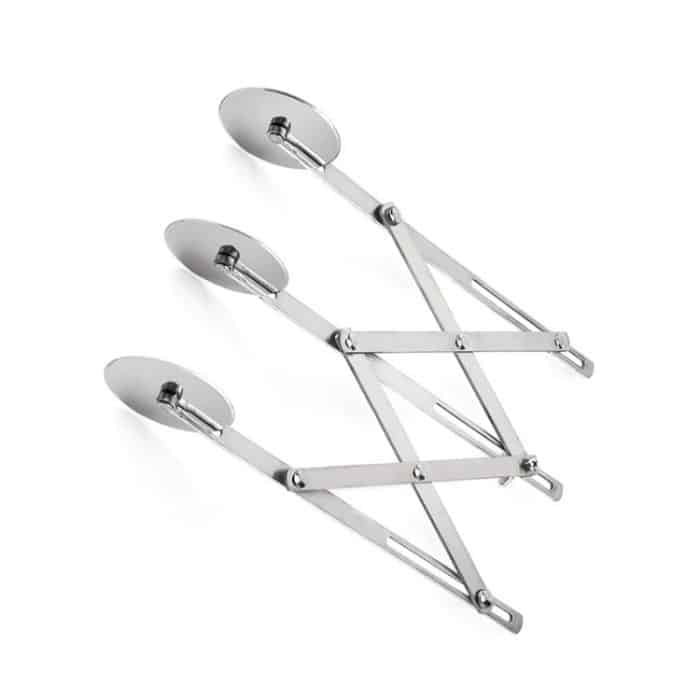 Einziehbares Mehrzweck-Pizzamesser aus Edelstahl, Stil:, 3 Wheeles, 4 Wheels, 5 Wheels, 6 Wheels, 7 Wheels, Two Headed 7 Wheels – Bild 1