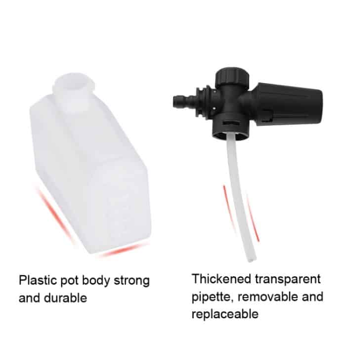 Tragbare kabellose Schaumgießkanne für Autowaschmaschinen, 1/4 Interface, S1 Interface – Bild 3