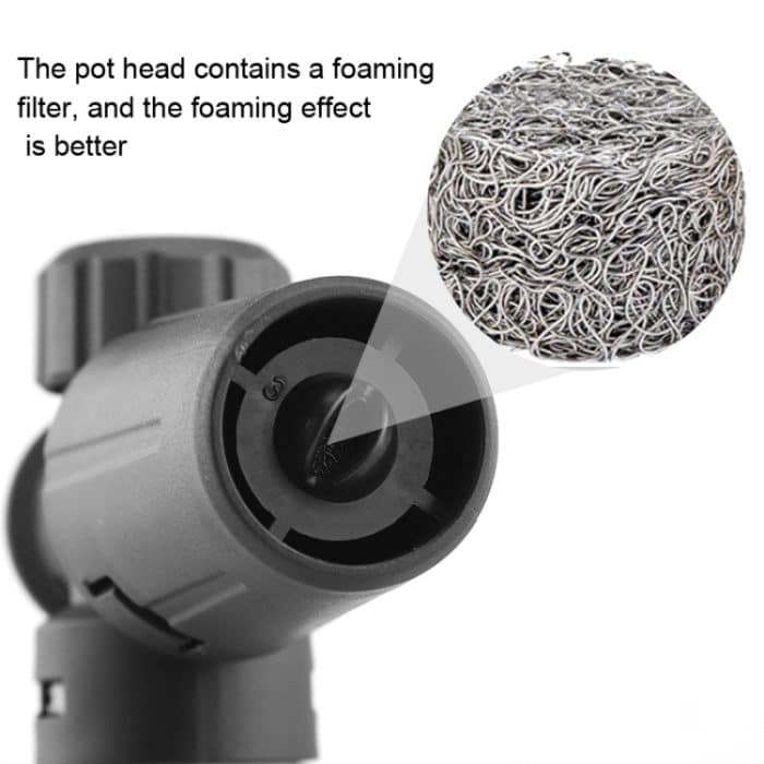 Tragbare kabellose Schaumgießkanne für Autowaschmaschinen, 1/4 Interface, S1 Interface – Bild 4