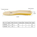 Unsichtbare thermische Einlegesohle aus Lammwollimitat, verdickt, S, L – Bild 3