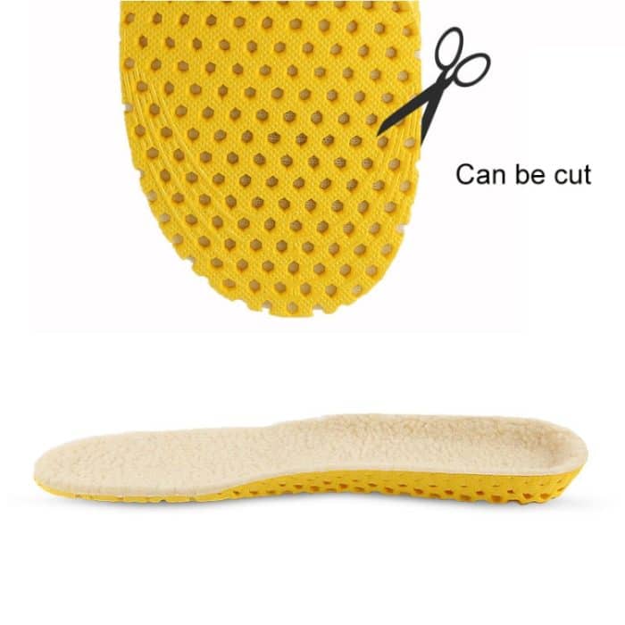 Unsichtbare thermische Einlegesohle aus Lammwollimitat, verdickt, S, L – Bild 4