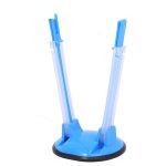 2 Stück Baggy Rack-Halter für Lebensmittelzubereitungsbeutel, Kunststoff-Gefrierbeutel, Druckverschlussbeutel-Halter, Green, Blue, Orange