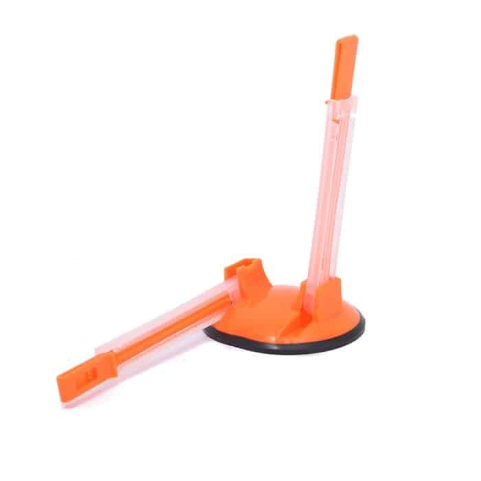 2 Stück Baggy Rack-Halter für Lebensmittelzubereitungsbeutel, Kunststoff-Gefrierbeutel, Druckverschlussbeutel-Halter, Green, Blue, Orange – Bild 4