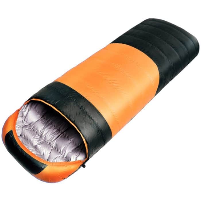 USB-elektrischer Daunen-Baumwollschlafsack mit 3-Gang-Temperatureinstellung, (180+30)x75cm Blue, (180+30)x75cm Orange – Bild 1