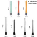 Cocktail-Zitronen-Rührstab, Crushed-Ice-Hammer, Straight 21cm, Straight 25cm, Thick Waist 21cm, Thick Waist 25cm, PP 21cm – Bild 2