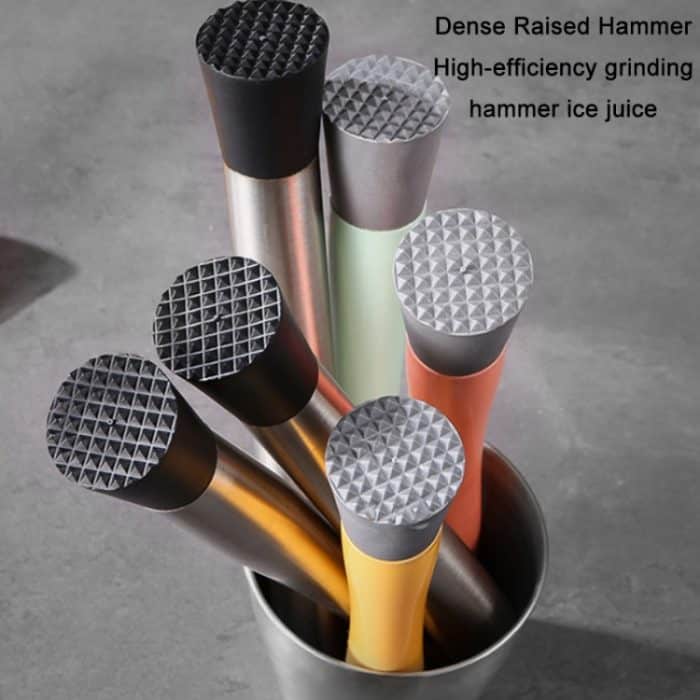 Cocktail-Zitronen-Rührstab, Crushed-Ice-Hammer, Straight 21cm, Straight 25cm, Thick Waist 21cm, Thick Waist 25cm, PP 21cm – Bild 3