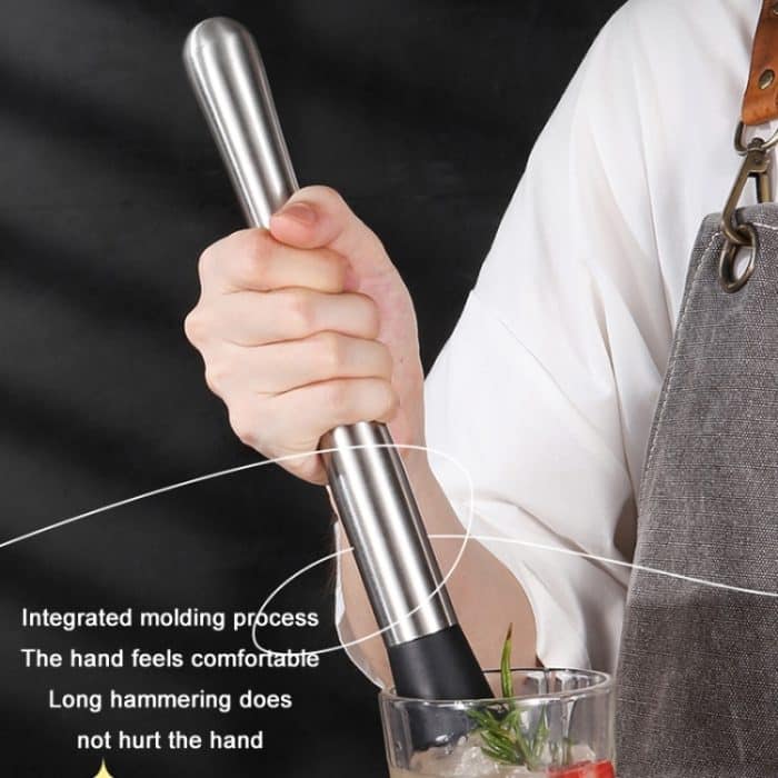 Cocktail-Zitronen-Rührstab, Crushed-Ice-Hammer, Straight 21cm, Straight 25cm, Thick Waist 21cm, Thick Waist 25cm, PP 21cm – Bild 4
