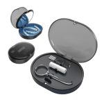 Magnetische Zahnspange Halter Beauty Mirror Aufbewahrungsbox mit Kaukleber, Black, Navy