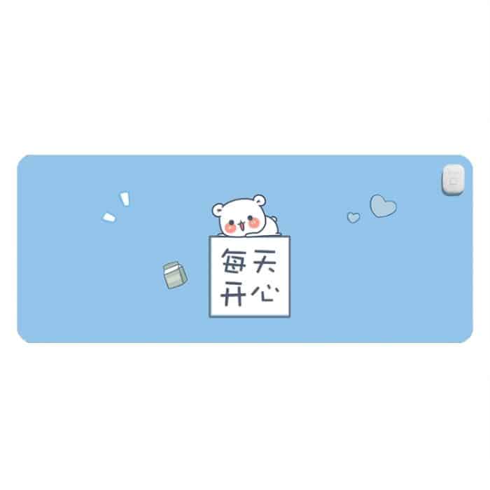 Intelligente Timing-Heizung, wasserdichtes, warmes Mauspad, CN-Stecker, Größe:, 60x36cm, 80x33cm – Bild 1